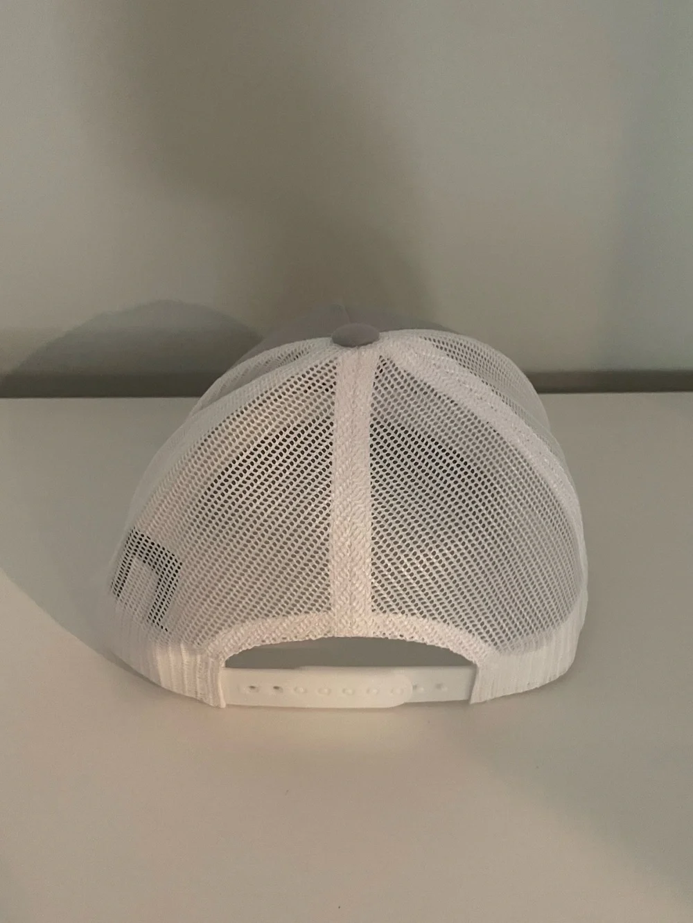 Gray and White  Snapback Hat with 30A Heart Patch